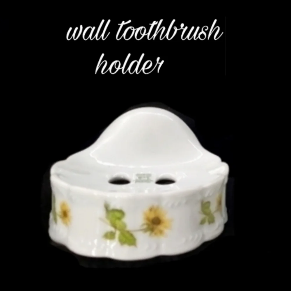 Vintage (1950's?) Wall Toothbrush/ soap & cup Royal porzellan Barvaria KPM